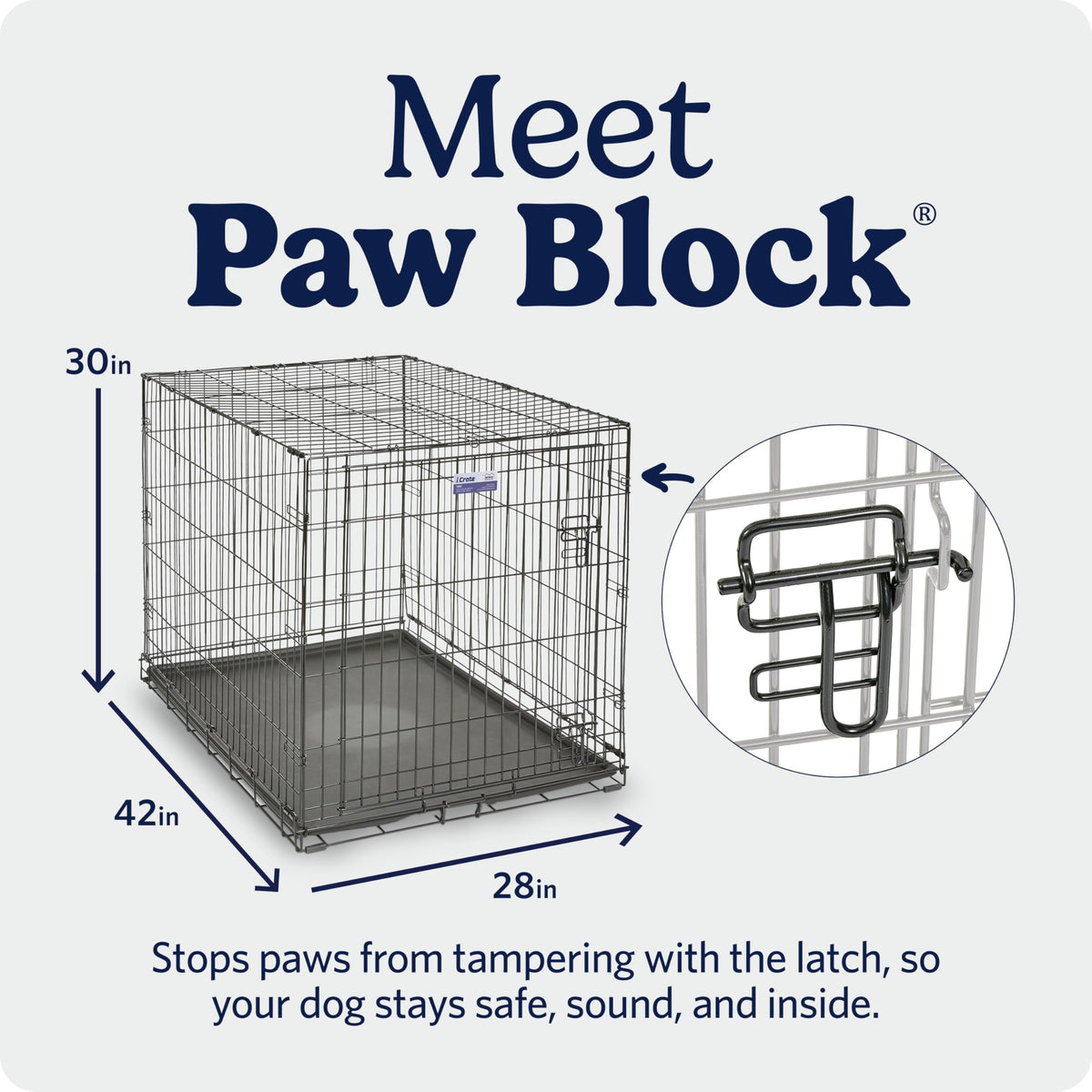Midwest 36-Inch Single Door iCrate, for Medium-Large Breeds, 41-70 lbs