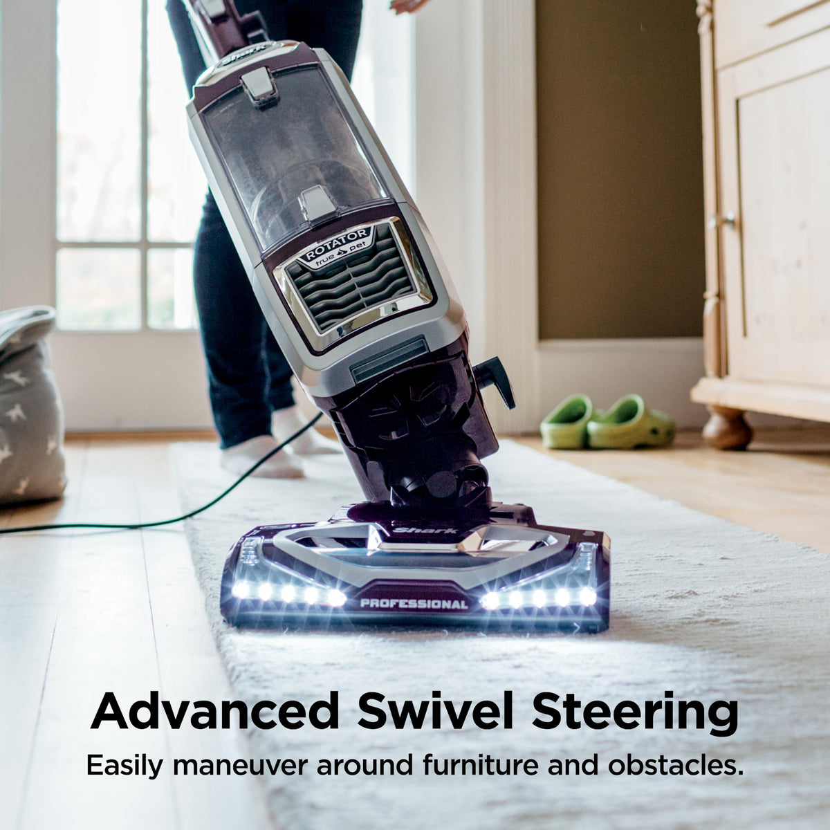 Shark Navigator Lift-Away Upright Vacuum Cleaner, HEPA, Lavender, NV352