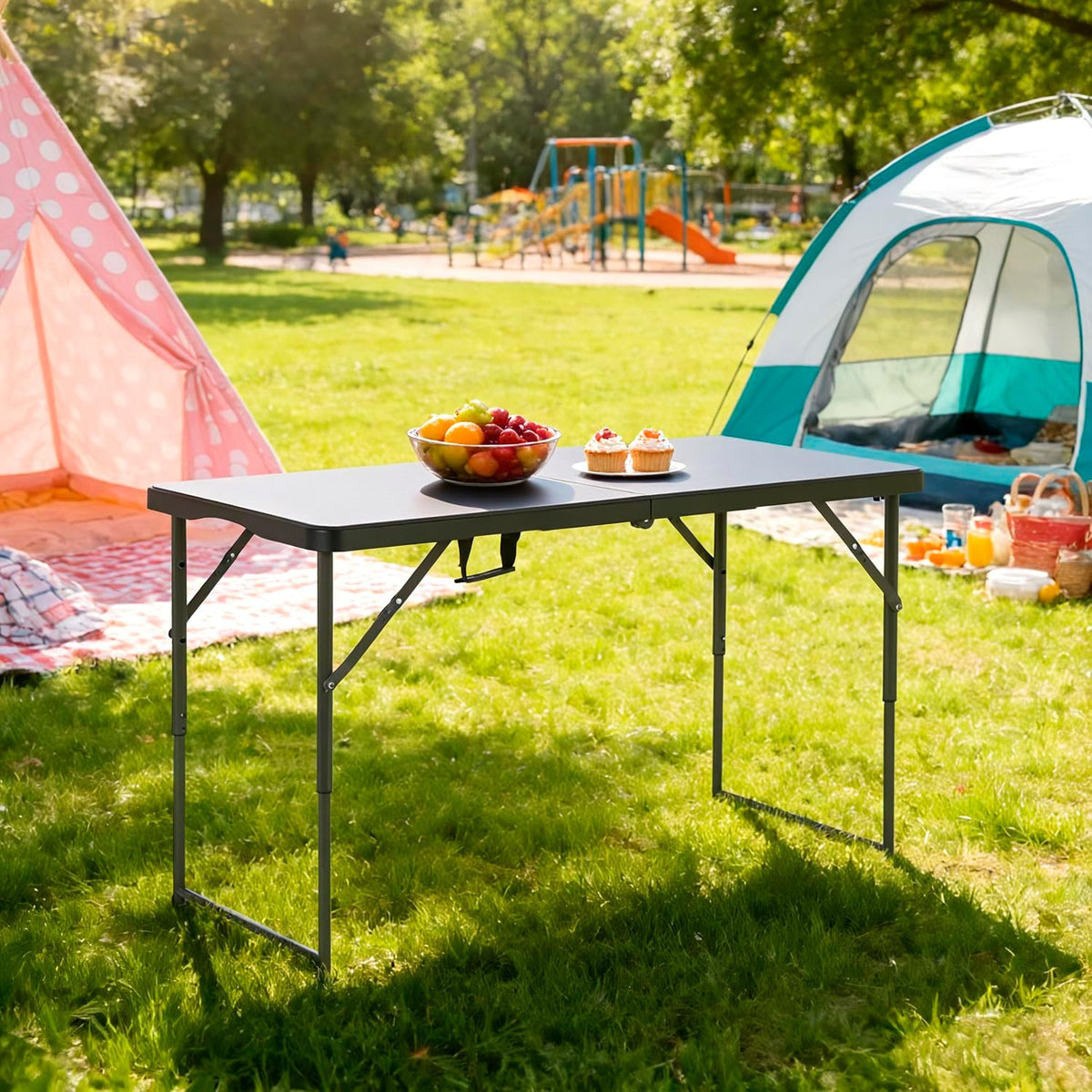 BestOffice | 6FT Folding Table | Black | Portable Plastic Table Father Jim Norris notebooks