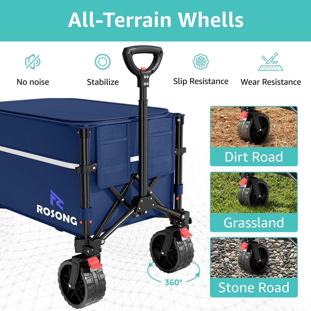 ROSONG Collapsible Wagon Cart with Wheels Foldable - Folding Utility Heavy Duty Wagons Carts for Grocery Sports Garden Shopping Camping Wheelbarrows (Pink, 120L) Father Jim Norris notebooks