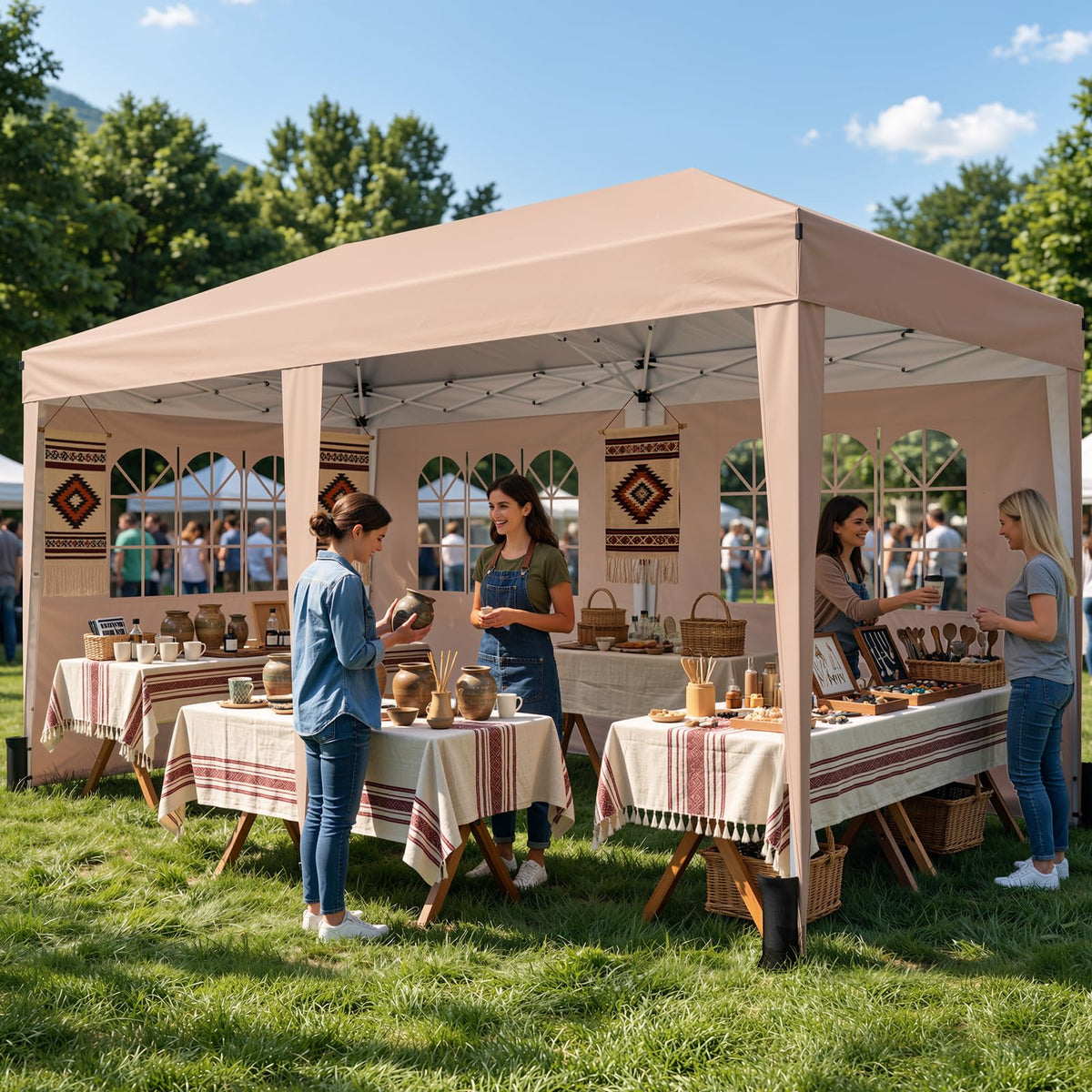 10x10 Pop Up Canopy Tent with One-Push Center Lock,Dark Gray Father Jim Norris notebooks
