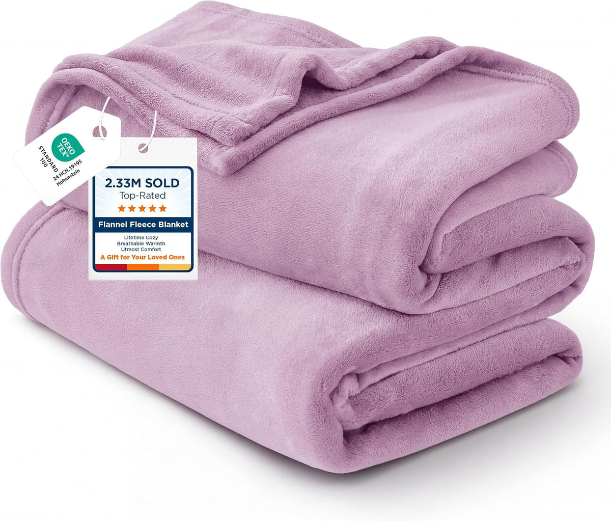 Bedsure Fleece Bed Blankets Queen Size Grey - Soft Cozy Warm Halloween Fall Throw Blanket Lightweight Room Home Decor, Christmas Decorations Gifts for Women and Men, 90x90 inches