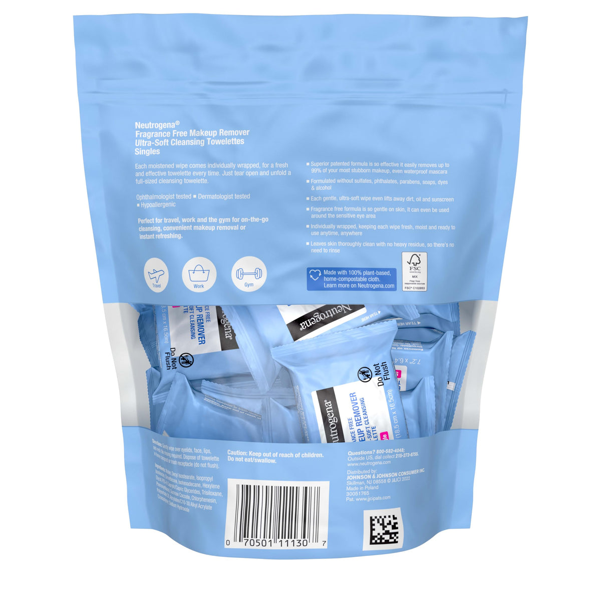 Neutrogena Makeup Remover Towelettes, Daily Single Face Towelettes, 20 Ct Father Jim Norris notebooks