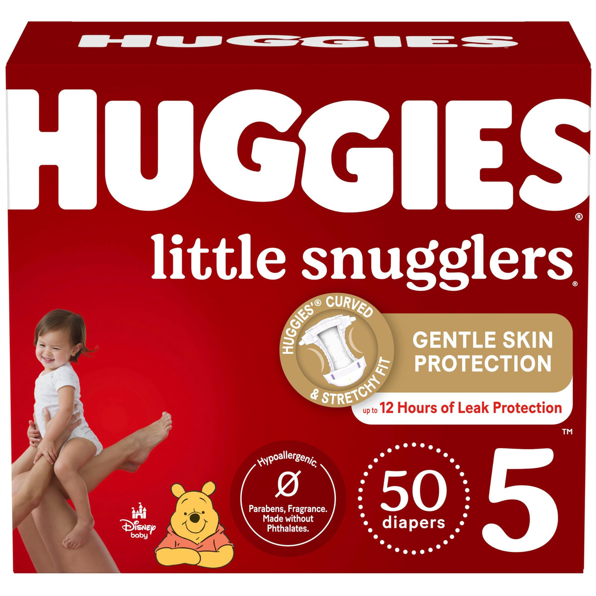 Huggies Little Snugglers Newborn Diapers, 144 Count