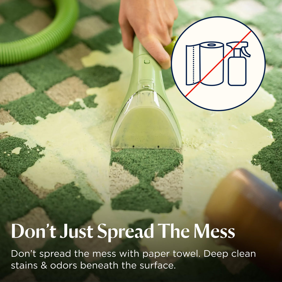 BISSELL Little Green Mini Portable Carpet Cleaner, 4075