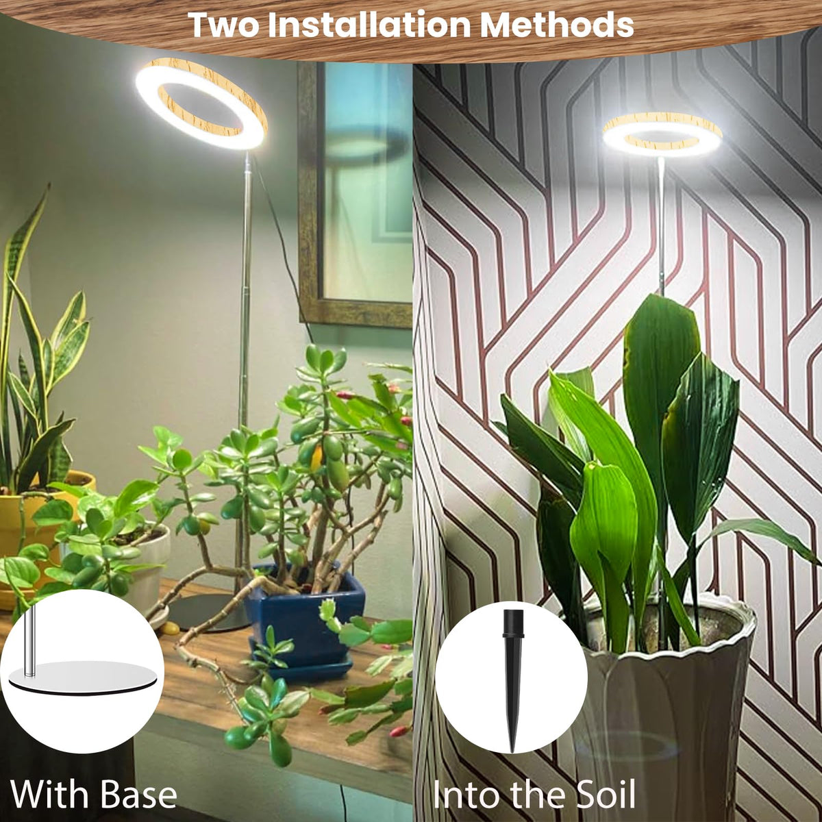Aokrean Grow Lights for Indoor Plants Growing, Full Spectrum with Base Father Jim Norris notebooks