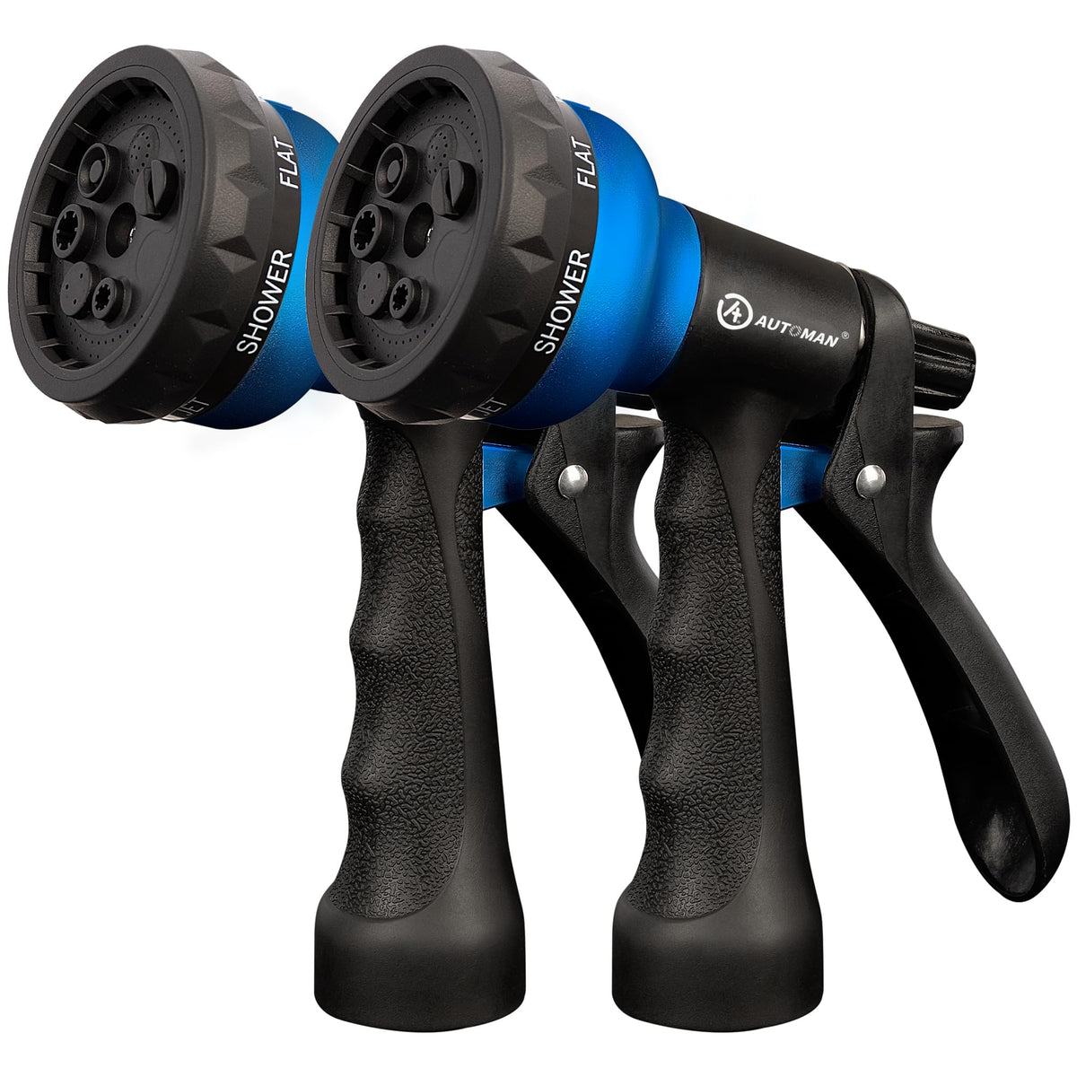 AUTOMAN Garden Hose Nozzle, Water Hose Sprayer Nozzle with 7 Adjustable Watering Patterns, Slip Resistant for Watering Plants, Lawn& Garden, Washing Cars, Cleaning, Showering Pets & Outdoor Fun. Father Jim Norris notebooks