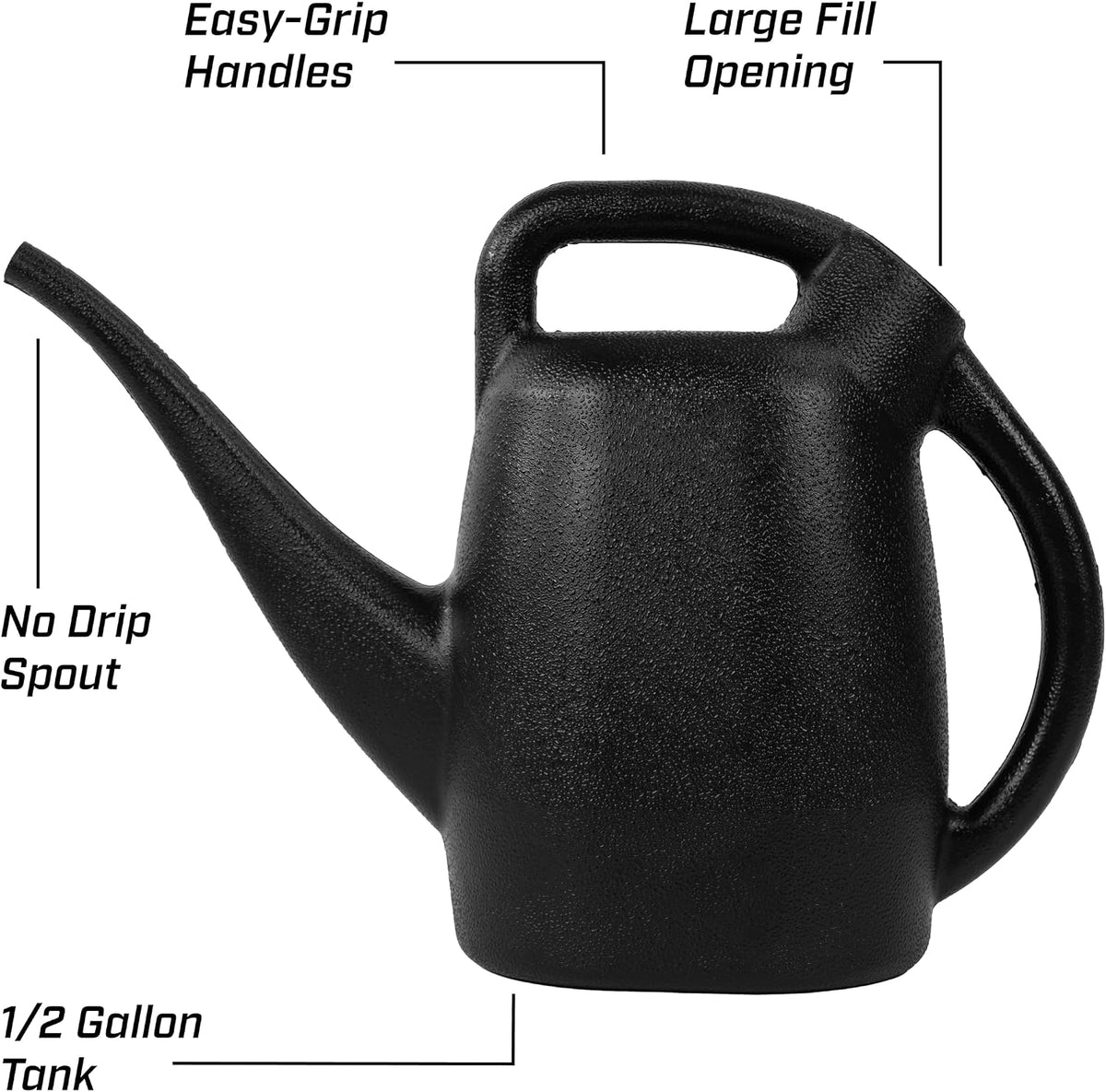 CHAPIN 48000 1/2-Gallon Watering Can, Lightweight for Easy Watering Father Jim Norris notebooks