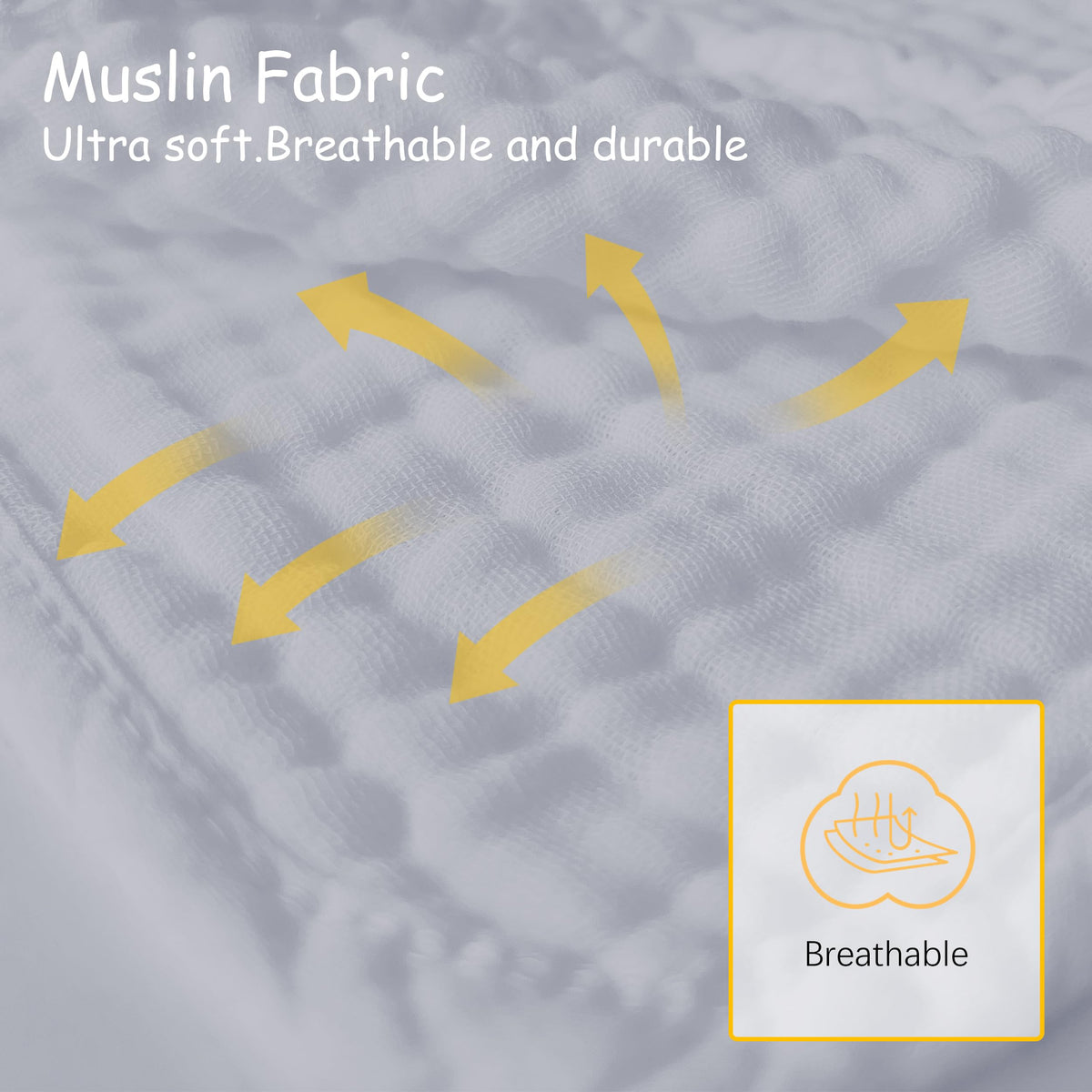Lovely Care 12 Pack Muslin Burp Cloths 100% Cotton Muslin Cloths Large 20''x10'' Extra Soft and Absorbent Baby Burping Cloth - White