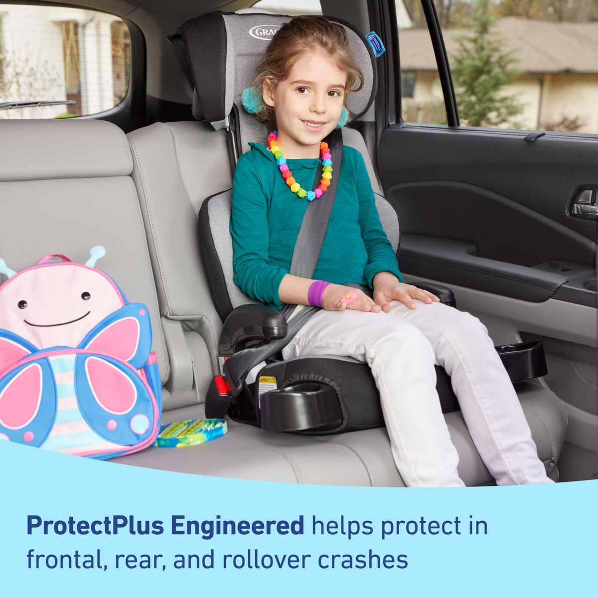 Graco TurboBooster 2.0 Highback & Backless Booster Booster Car Seat, Freya
