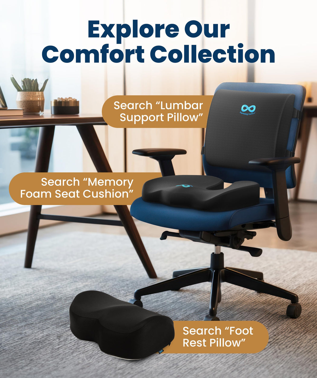Everlasting Comfort Doctor Recommended Memory Foam Seat Cushion for Office Chairs & Car - Ergonomic Office Desk Accessories - Cushions for Tailbone Pain Relief, Sciatica (Charcoal Black, X-Large) Father Jim Norris notebooks
