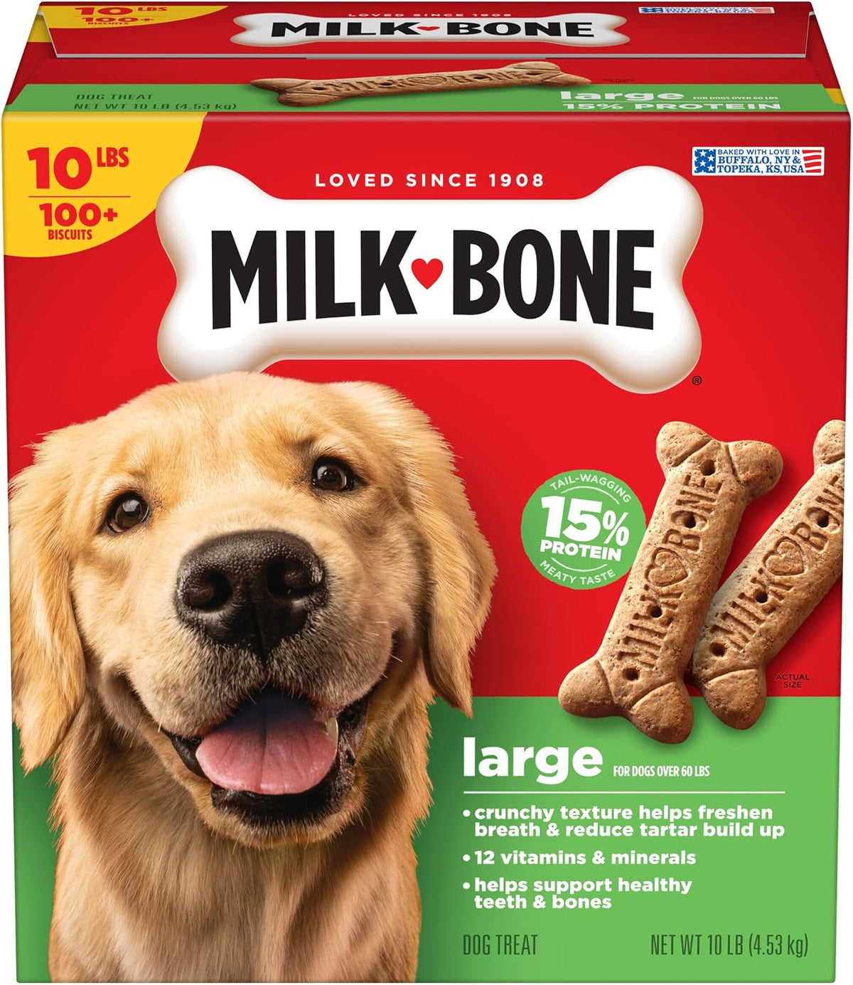 Milk-Bone Original Biscuits Large Dog Treats, 24 Ounce (Pack of 12) Father Jim Norris notebooks