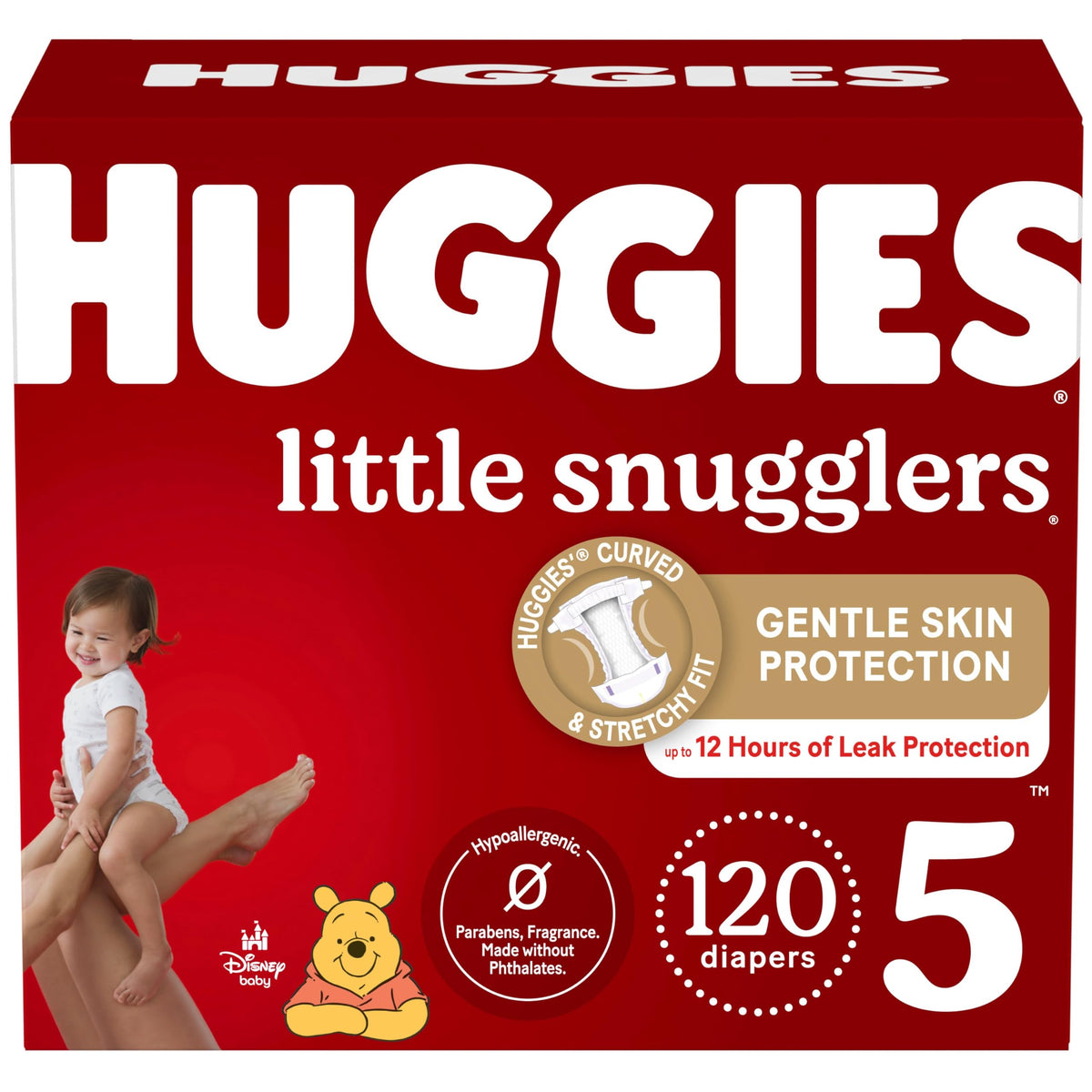Huggies Little Snugglers Newborn Diapers, 144 Count