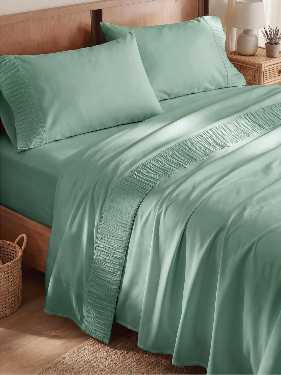Bedsure Twin Sheets Set - 3 Pieces Soft Twin Bed Sheets - Breathable & Cooling