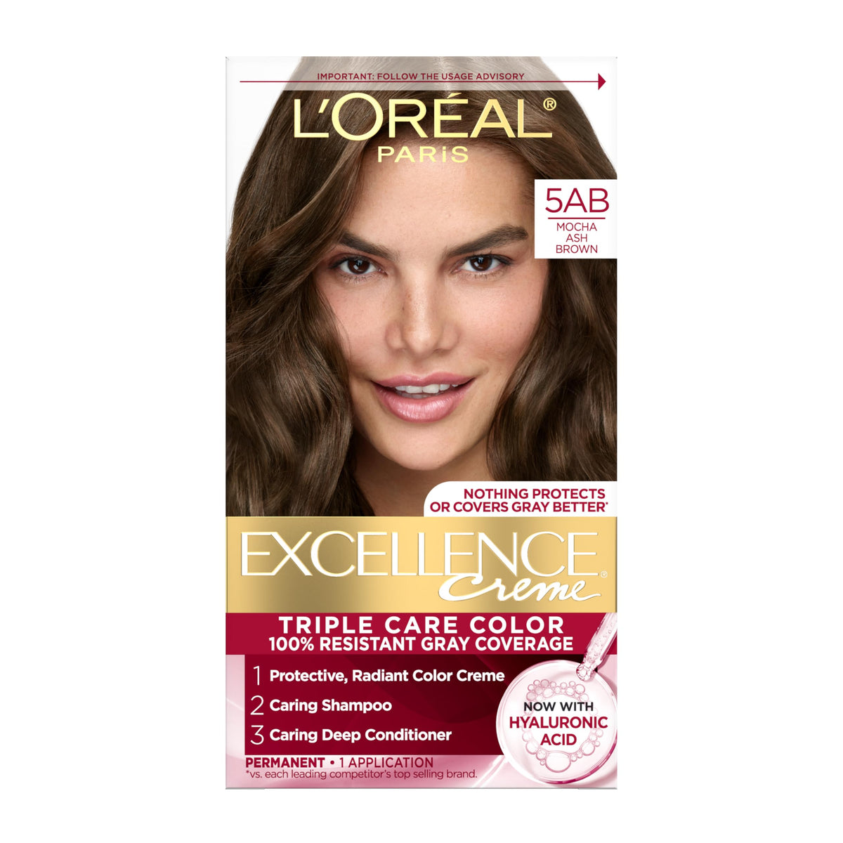 L'Oreal Paris Excellence Crème Hair Color, 4AR Dark Chocolate Brown Father Jim Norris notebooks