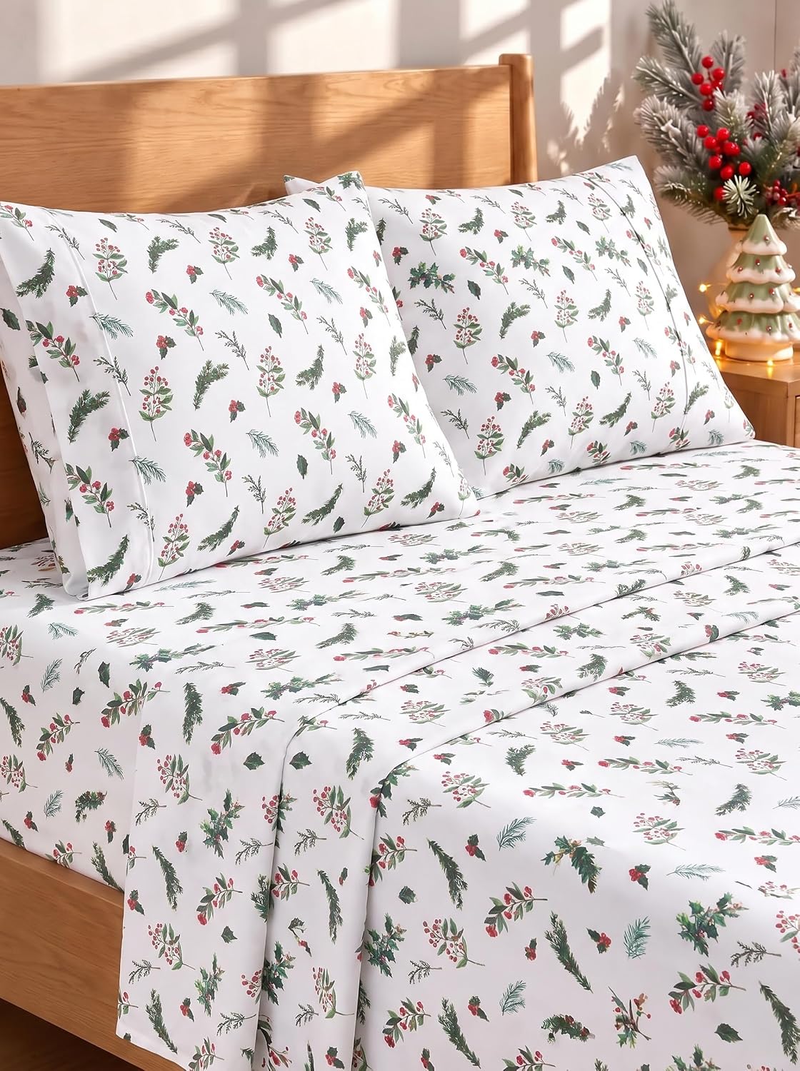 Queen Size 4 Piece Sheet Set - Breathable & Cooling Sheets - Dark Grey
