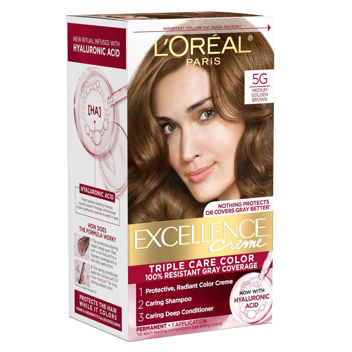 L'Oreal Paris Excellence Crème Hair Color, 4AR Dark Chocolate Brown Father Jim Norris notebooks