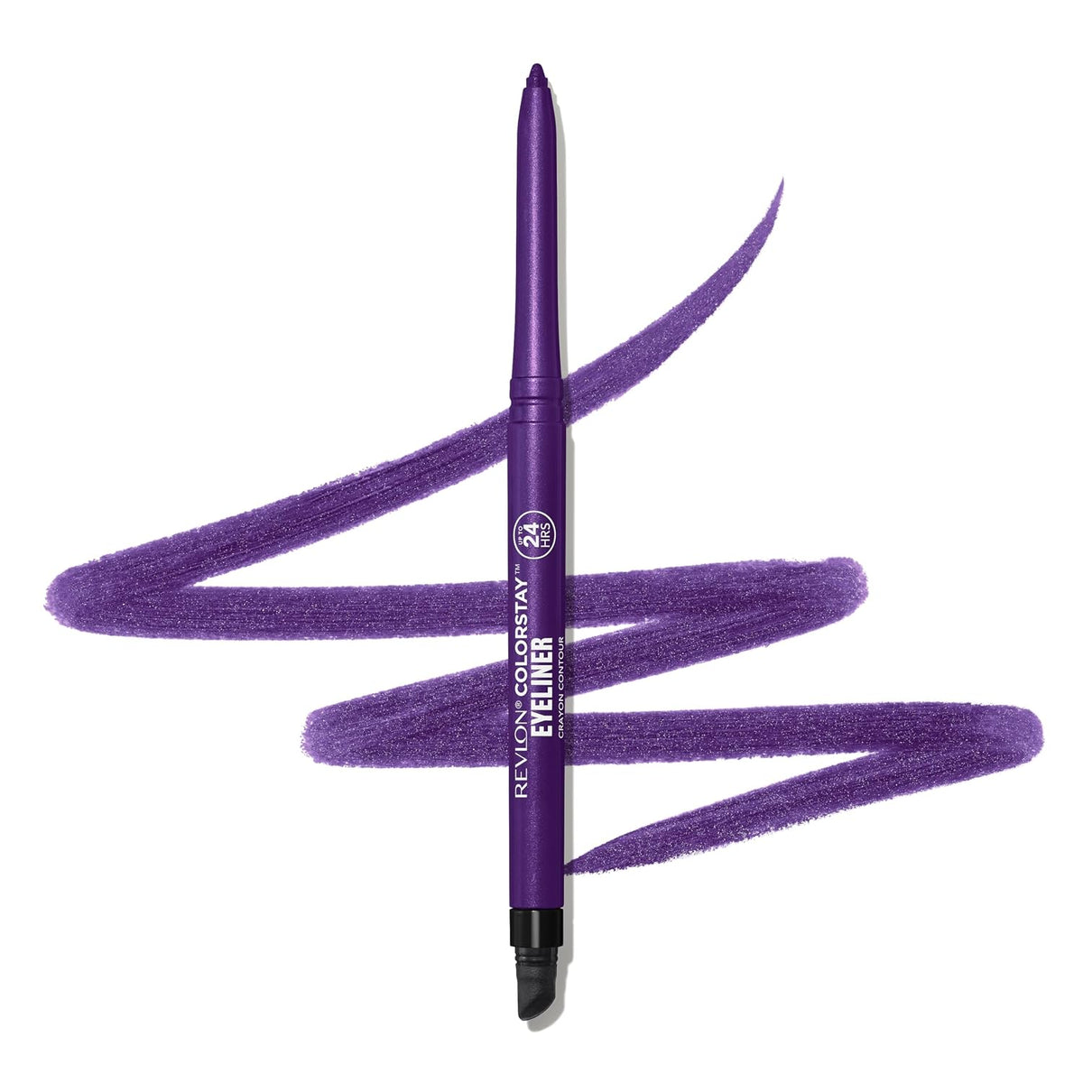 REVLON ColorStay Pencil Waterproof Eyeliner, 204 Charcoal, 0.01 oz