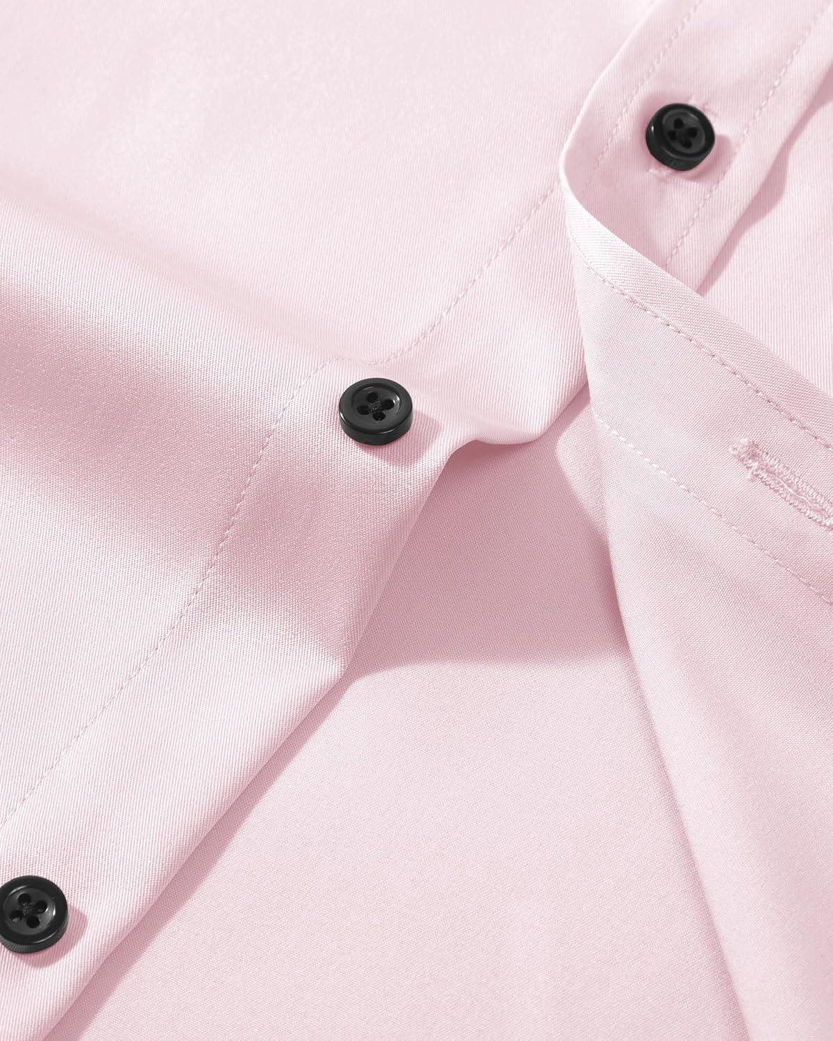 Men’s Wrinkle Free Dress Shirts Regular Fit Long Sleeve Non Iron Business Casual Wedding Stretch Button Down Shirt