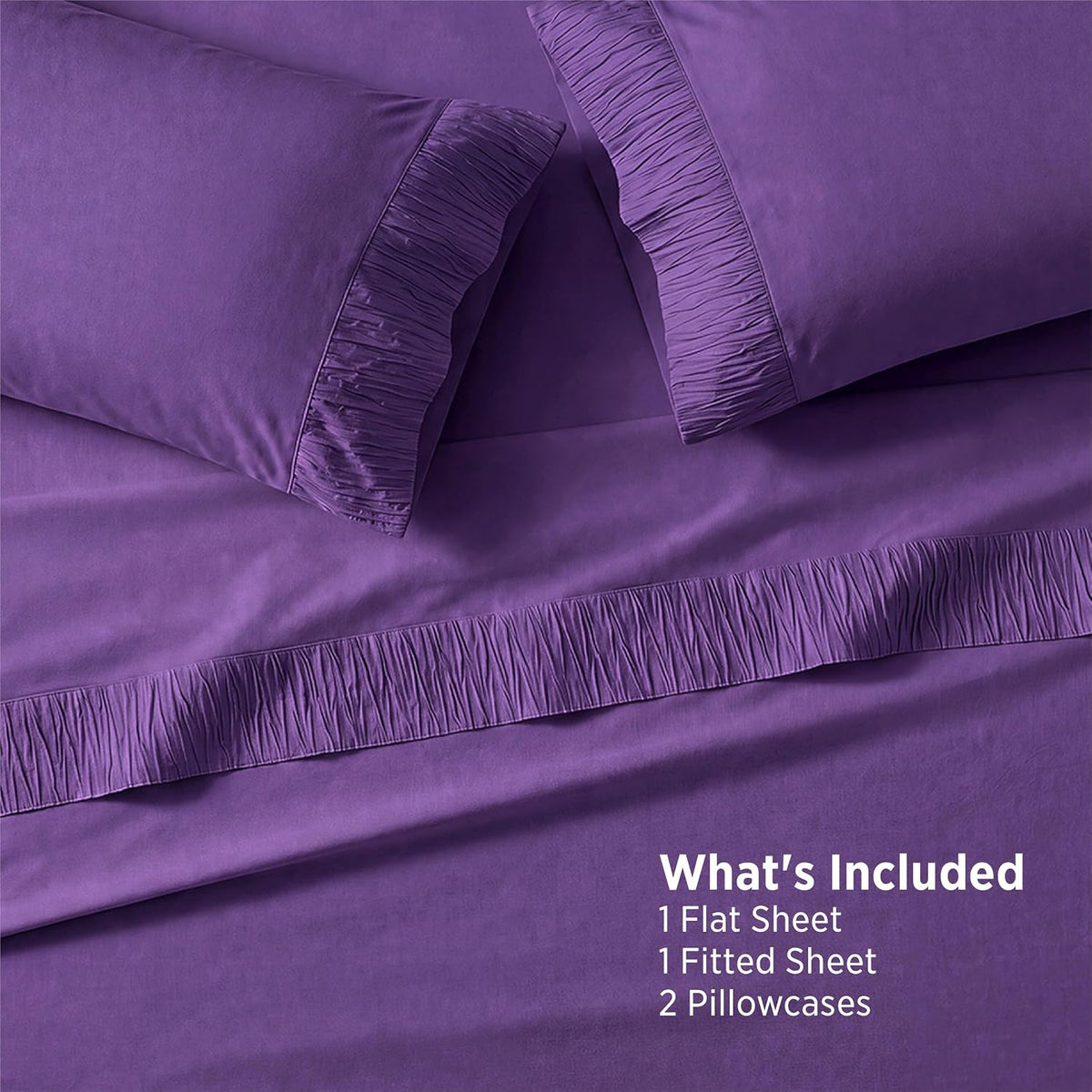 Bedsure Twin Sheets Set - 3 Pieces Soft Twin Bed Sheets - Breathable & Cooling
