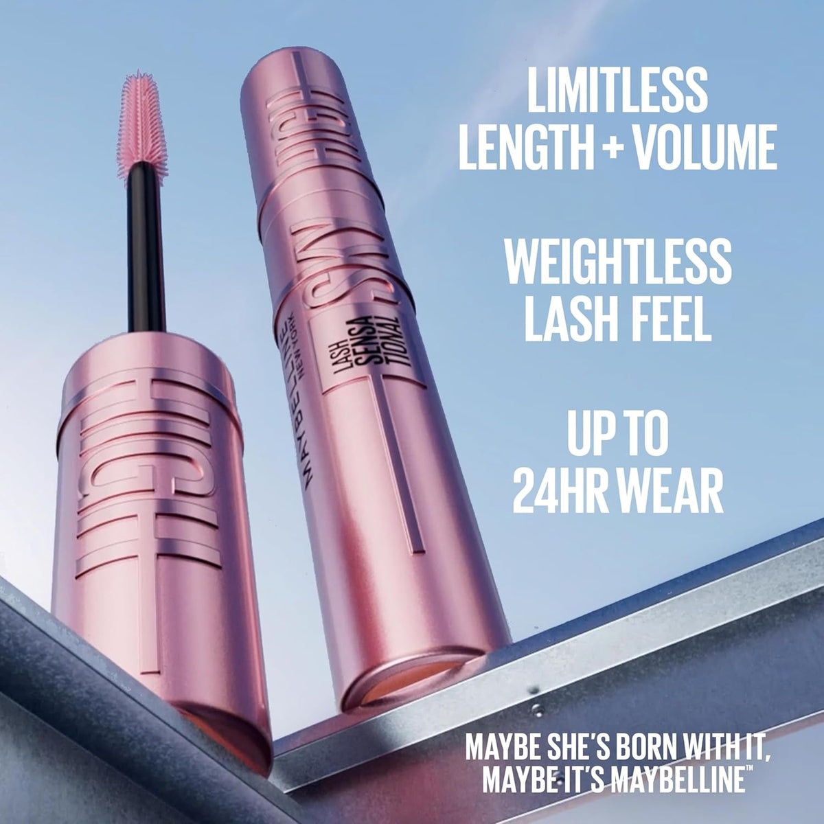 Maybelline Lash Sensational Sky High Washable Mascara Makeup, Volumizing, Lengthening, Defining, Curling, Multiplying, Buildable Formula, Blackest Black, 1 Count Father Jim Norris notebooks