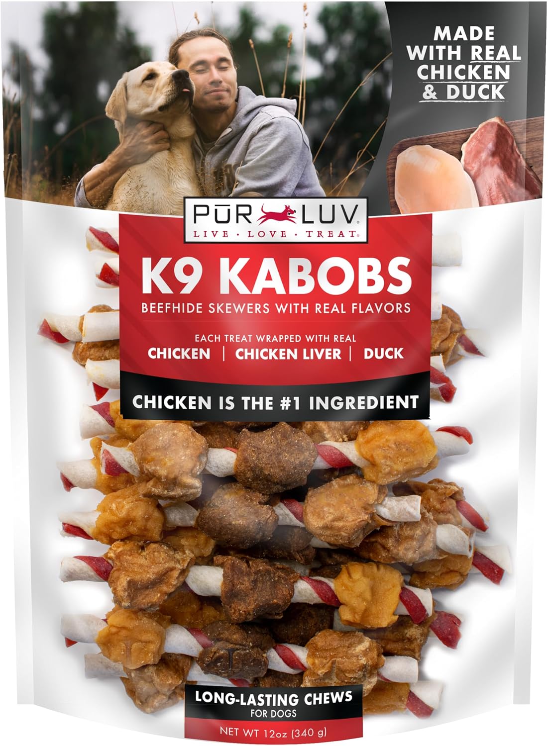 Pur Luv Dog Treats, Chicken Jerky Dog Treat with Real Chicken Breast, 16 oz Father Jim Norris notebooks