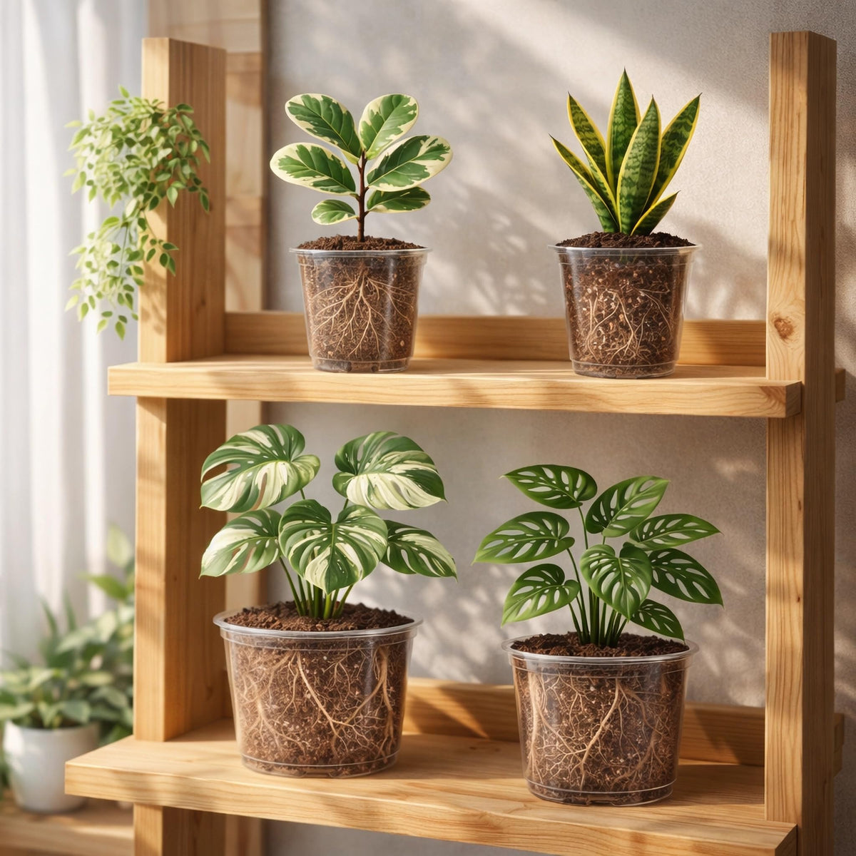 Bluepro Clear Nursery Pots with Humidity Domes, 4 Inch, 30-Pack Father Jim Norris notebooks