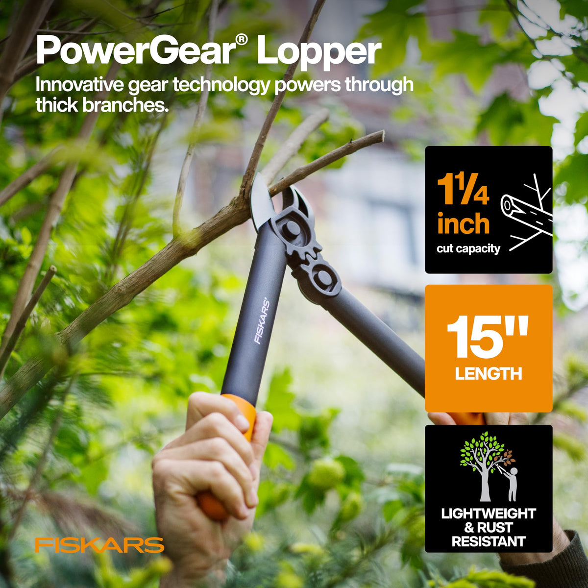 Fiskars 28” Garden Bypass Loppers, Tree Trimmer with 1.5" Cut Capacity Father Jim Norris notebooks