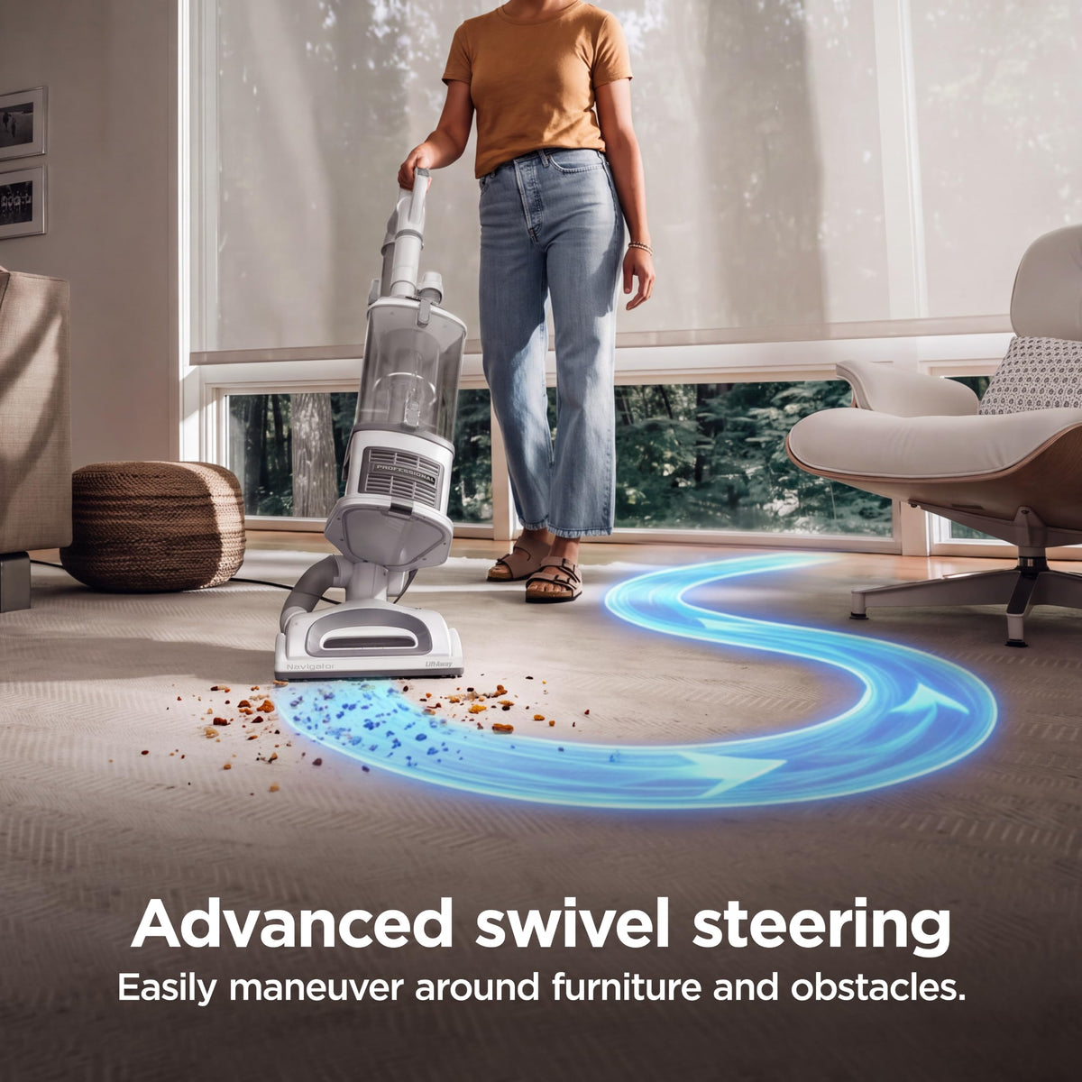 Shark Navigator Lift-Away Upright Vacuum Cleaner, HEPA, Lavender, NV352