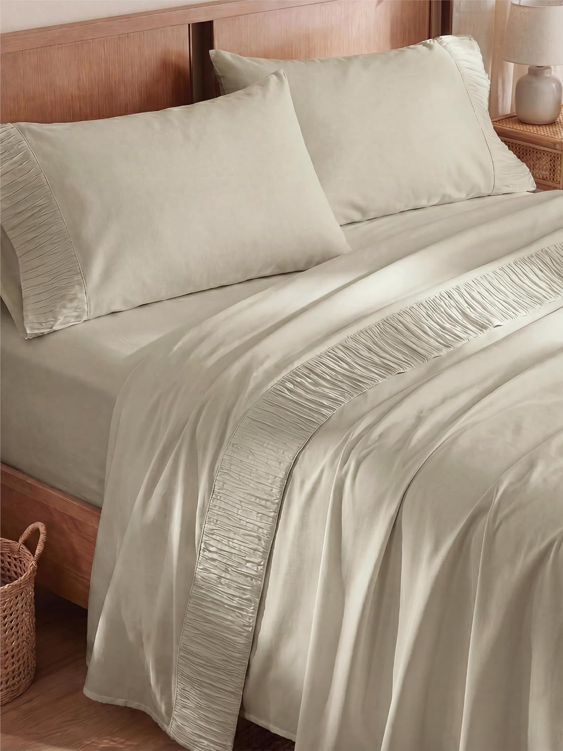 Bedsure Twin Sheets Set - 3 Pieces Soft Twin Bed Sheets - Breathable & Cooling