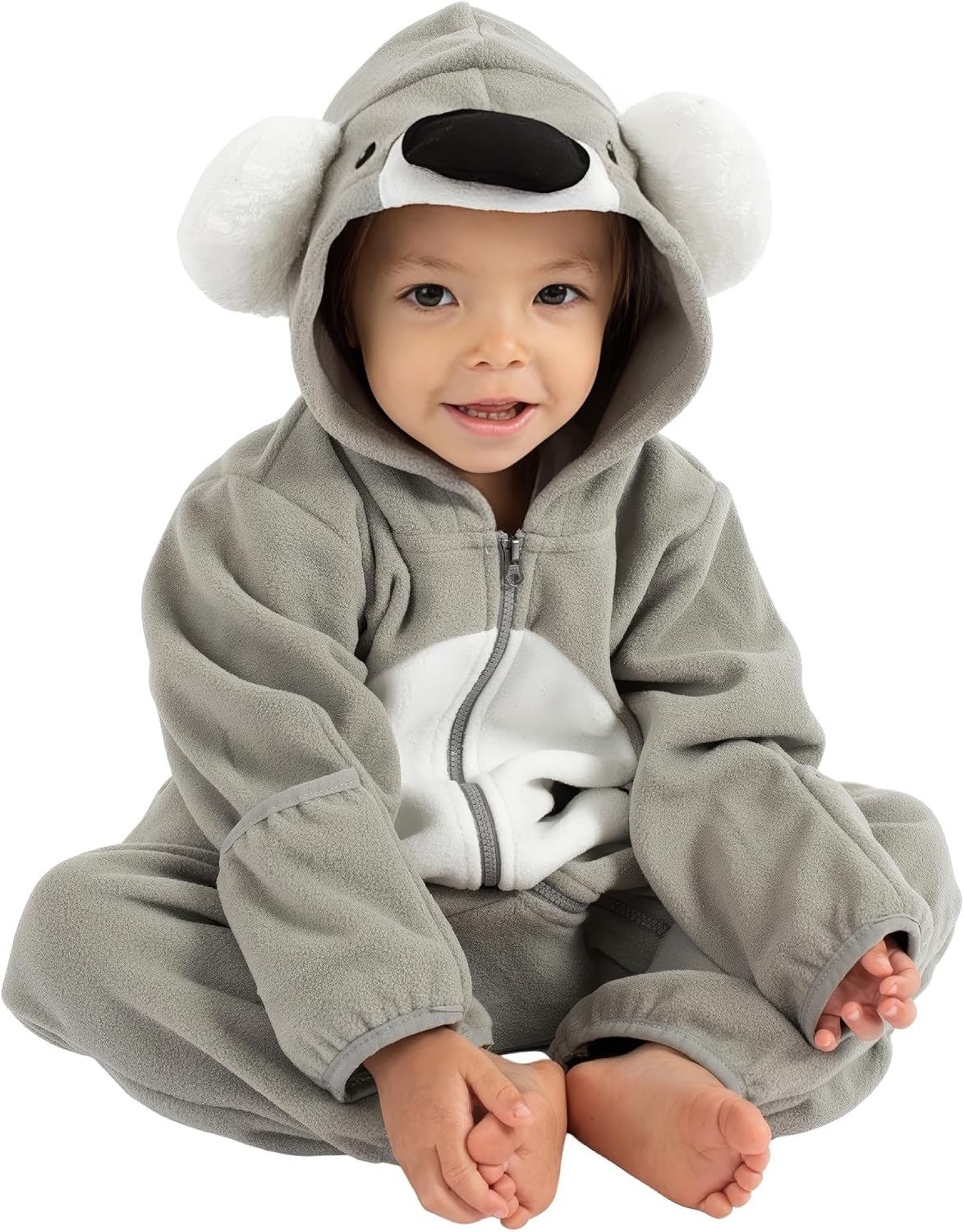 Cuddle Club Fleece Baby Bunting Bodysuit Hoodie, Newborn - 5T