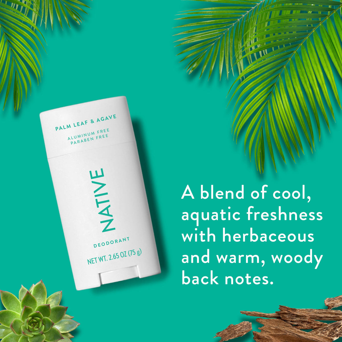 Native Aluminum-Free Deodorant for Women & Men, Coconut & Vanilla, 2.65oz