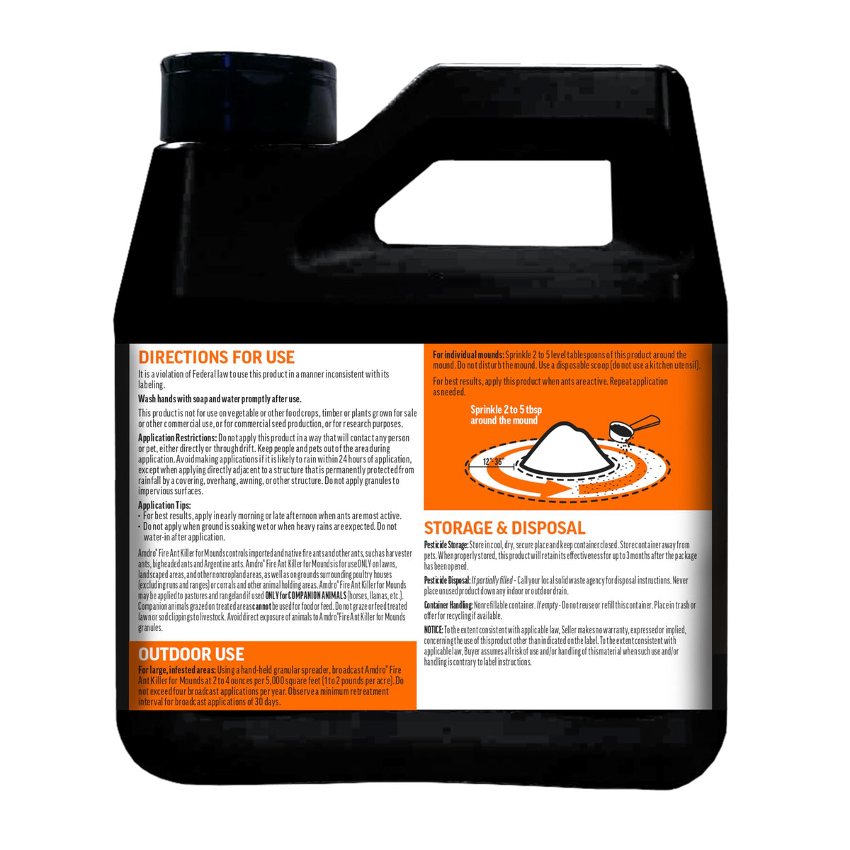 Amdro Fire Ant Killer for Mounds, 1 Lb Father Jim Norris notebooks