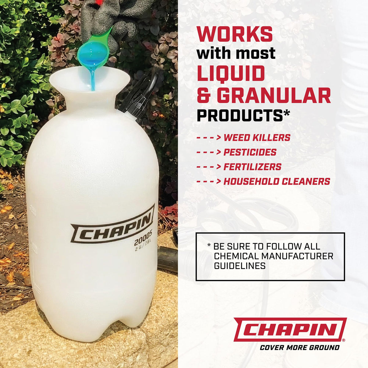 CHAPIN 20004 SureSpray 1-Gallon Pump Sprayer for Lawn, Garden & Weeds Father Jim Norris notebooks