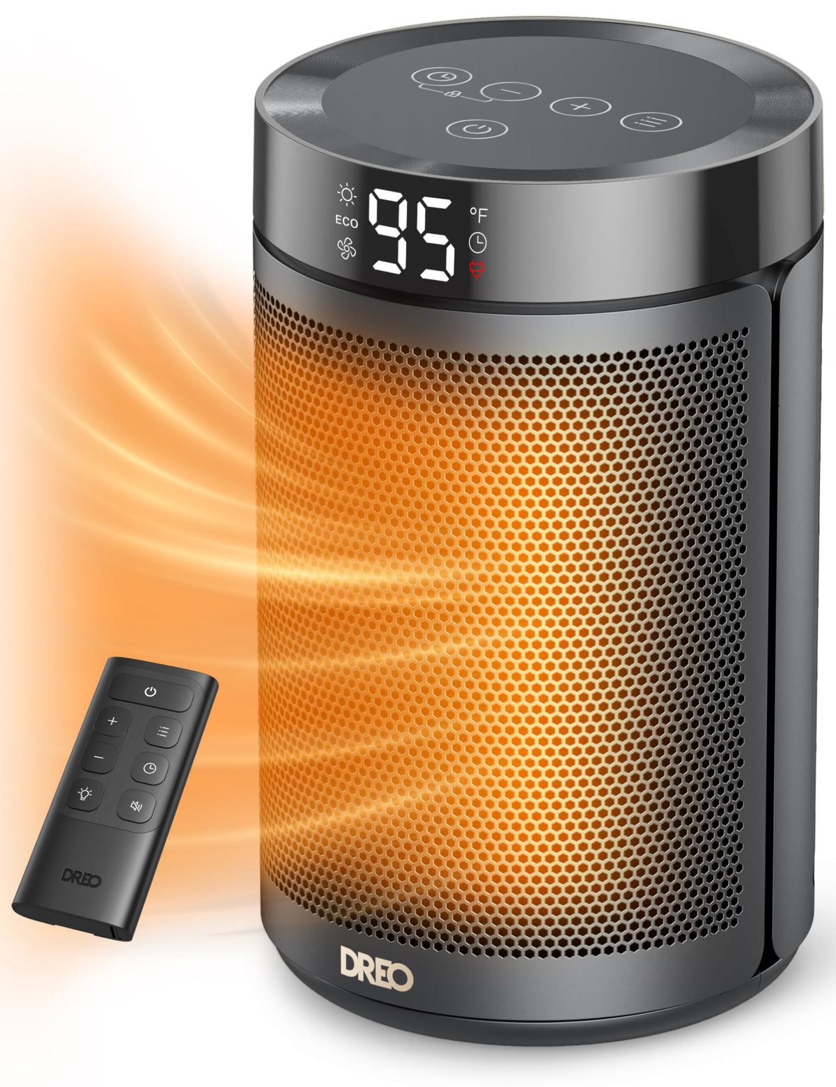 DREO Space Heater, Portable Electric Heaters for Indoor Use with Thermostat
