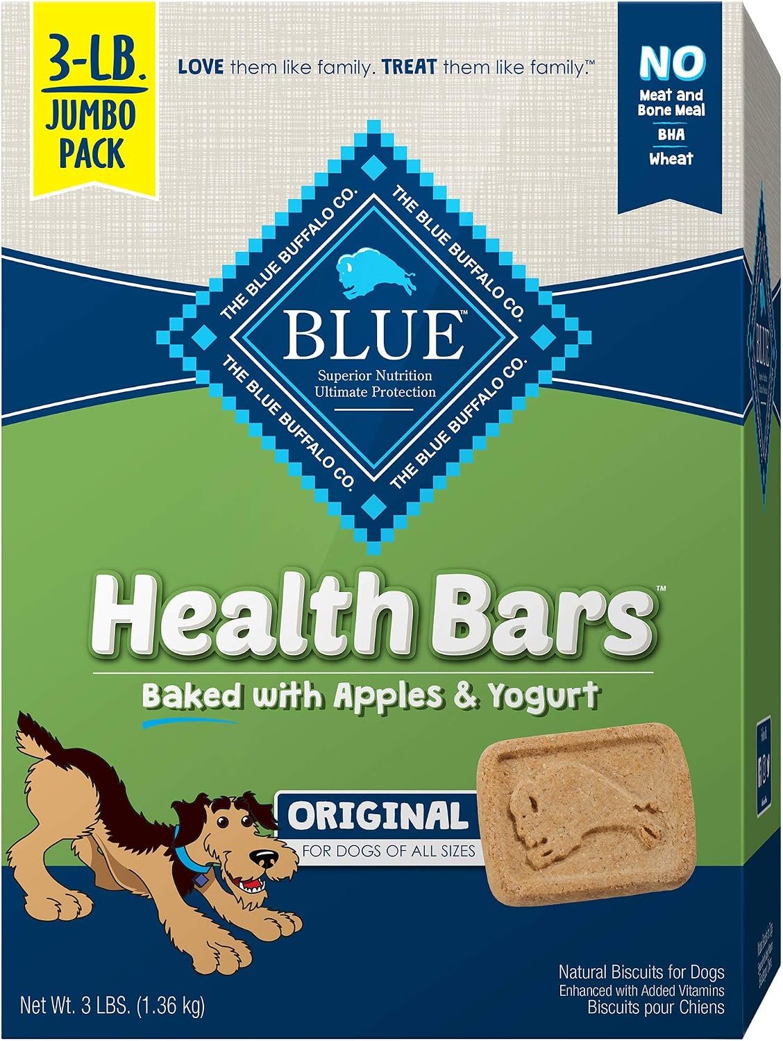 Blue Buffalo Health Bars Pumpkin & Cinnamon Dog Biscuits, 16 oz Father Jim Norris notebooks