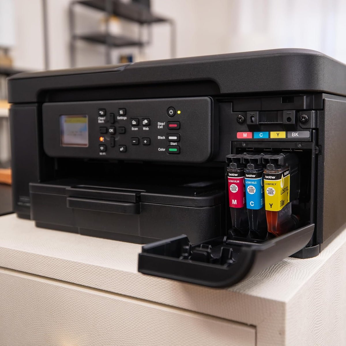 Brother Work Smart 1360 Wireless Color Inkjet All-in-One Print, Scan, Copy Father Jim Norris notebooks