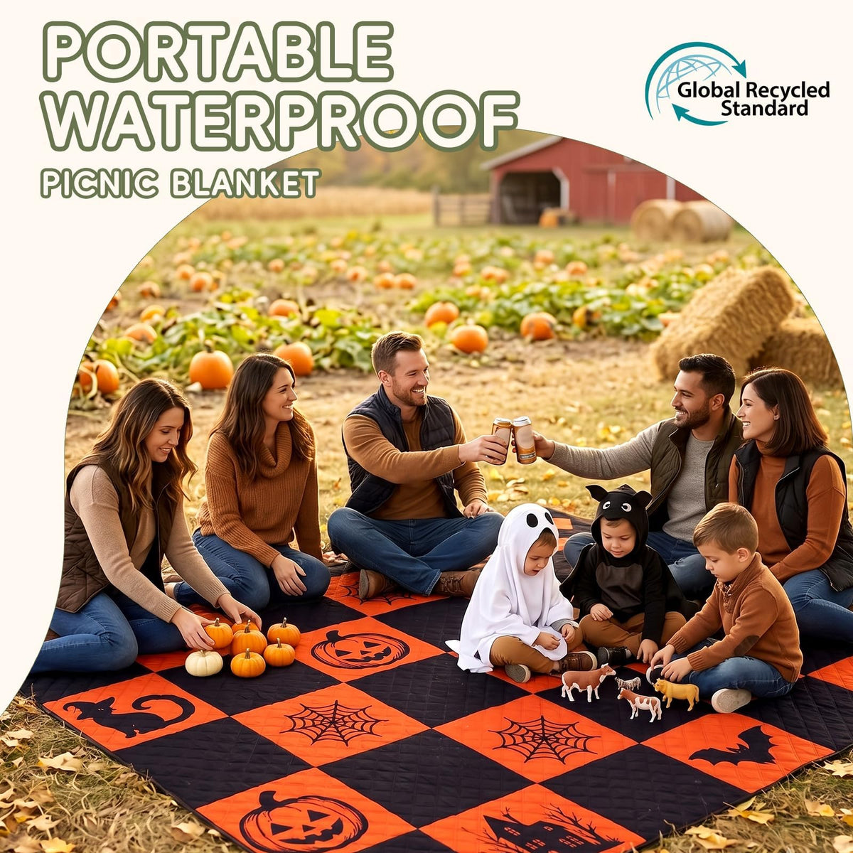 Genovega Waterproof Beach Blanket Picnic Outdoor Mat Rug Extra Large Portable Umbrella Wagon Folding Pop Tent Sun Shelter Shade Canopy Ball Cart Cool Cabana Anchor Fan Mesh Bag Tote Toallas Manta Father Jim Norris notebooks