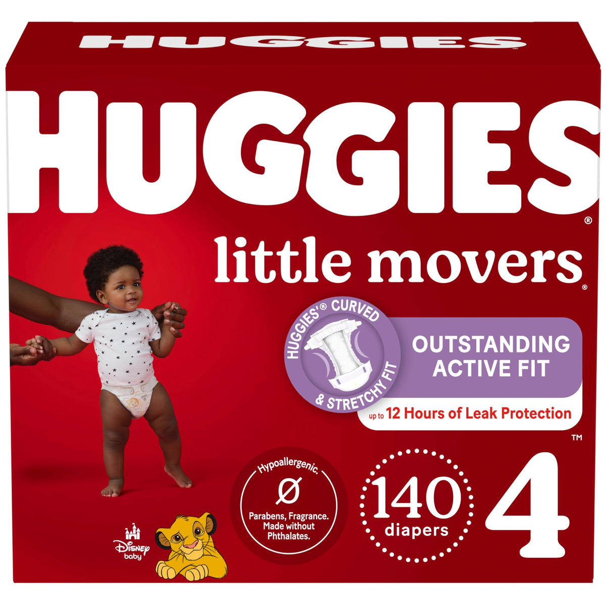 Huggies Little Movers Diapers Size 6, 108 Count (2 Packs of 54)