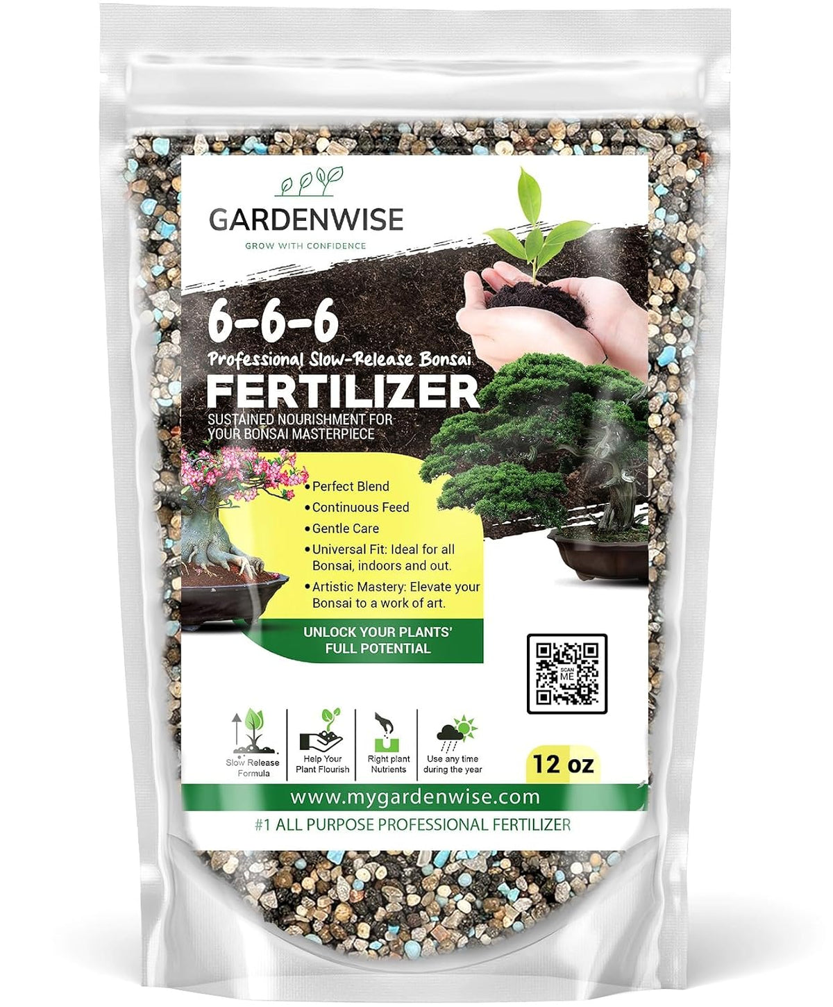 GARDENWISE 6-3-0 All-Purpose Professional Eco-Friendly Slow-Release Nitrogen Fertilizer with Iron & Calcium,Non-Burning, Enhances Soil Structure,for Indoor&Outdoor Plants,Vegetable Gardens (2 QUARTS) Father Jim Norris notebooks