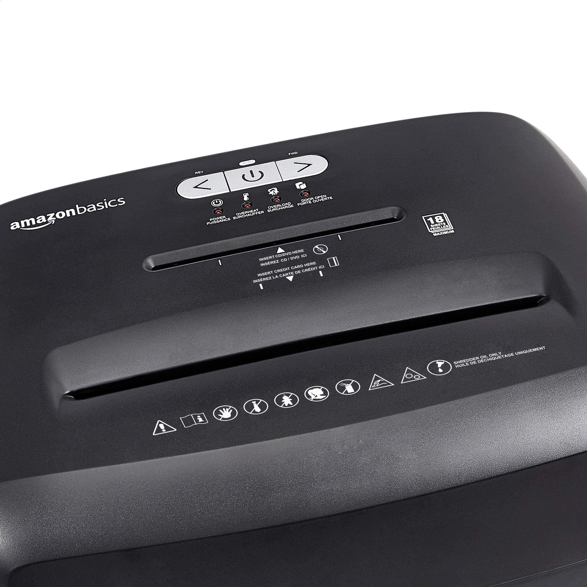 Amazon Basics 8-Sheet High Security Cross Cut Paper and Credit Card Shredder with P-4 Security, Auto Shut-off, Black Father Jim Norris notebooks
