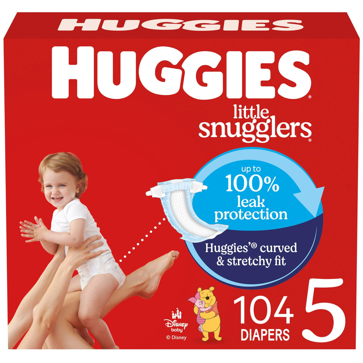 Huggies Little Snugglers Newborn Diapers, 144 Count