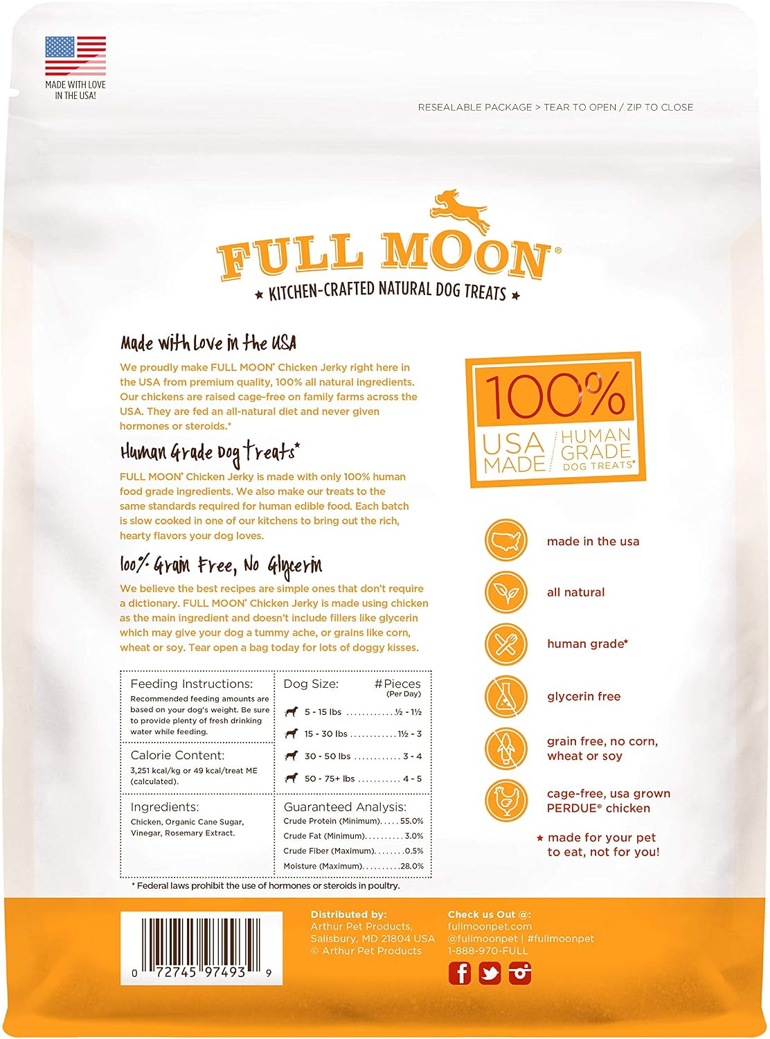 Full Moon® Chicken Jerky Dog Treat 24 Ounce (Pack of 1) Father Jim Norris notebooks
