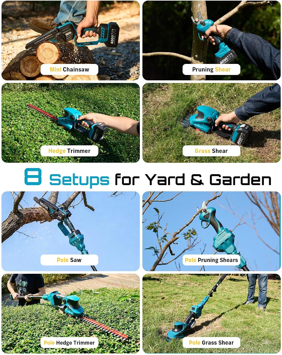 SEESII Flagship 8-Inch Cordless Mini Chainsaw, Upgraded Brushless Motor Father Jim Norris notebooks