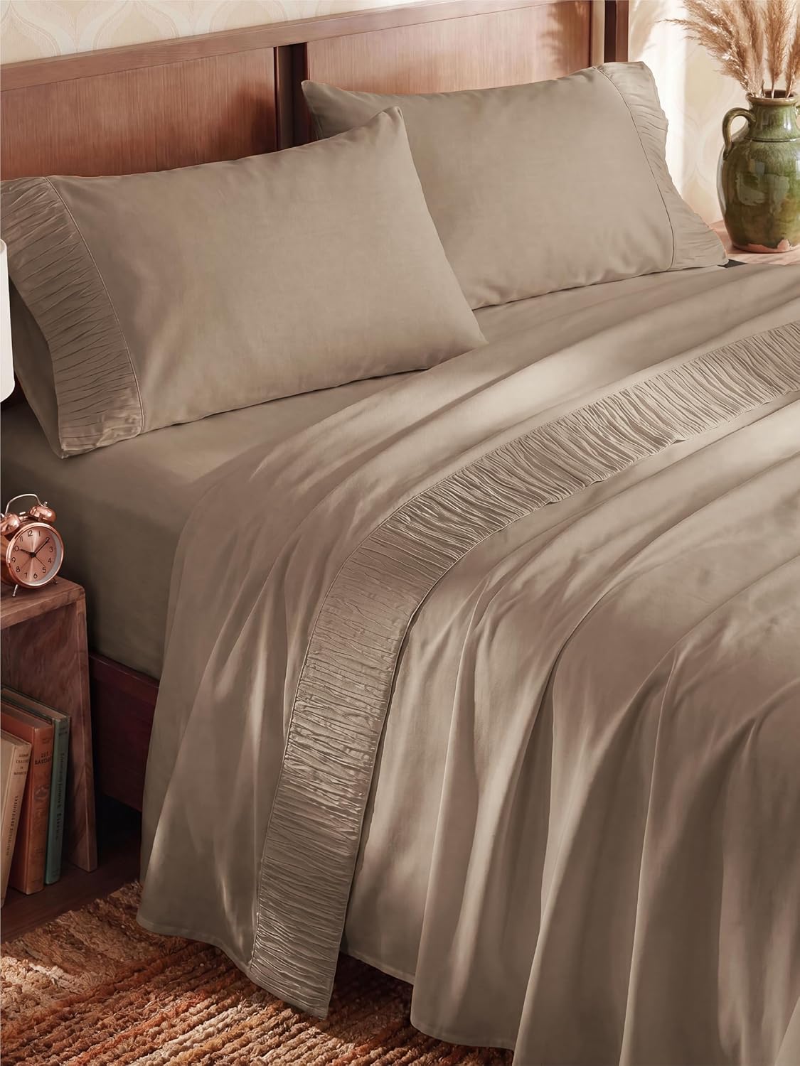 Bedsure Twin Sheets Set - 3 Pieces Soft Twin Bed Sheets - Breathable & Cooling