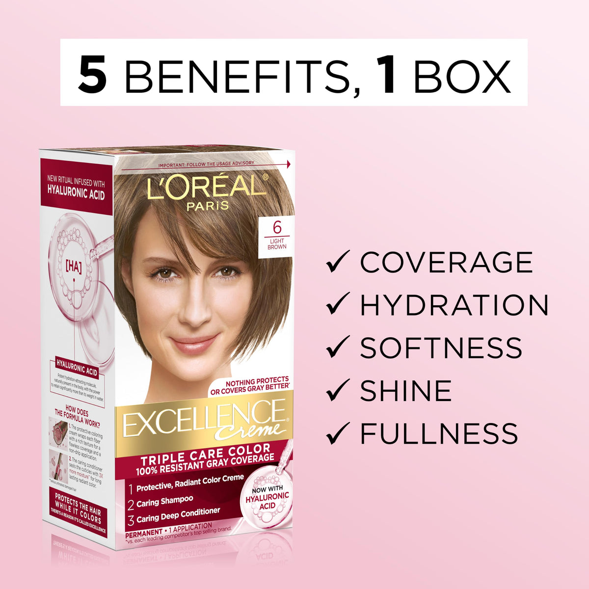 L'Oreal Paris Excellence Crème Hair Color, 4AR Dark Chocolate Brown Father Jim Norris notebooks