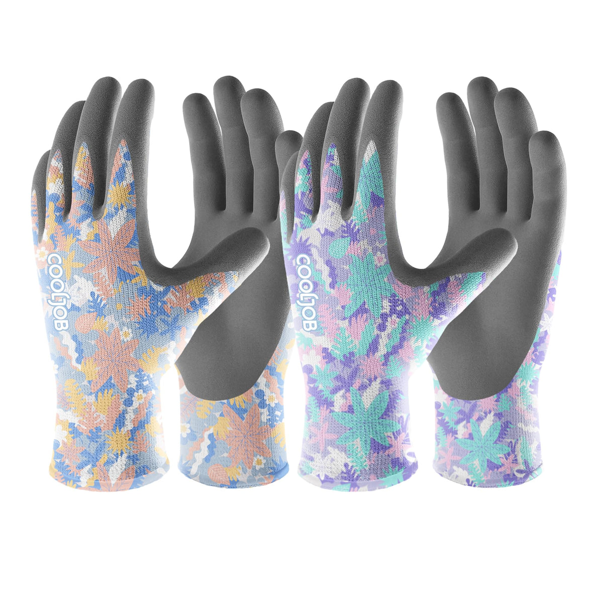COOLJOB 6 Pairs Gardening Gloves for Women Ladies, Breathable Rubber Coated for Yard Garden, Outdoor Indoor Protective Work with Grip, Medium Size, Red & Green Father Jim Norris notebooks