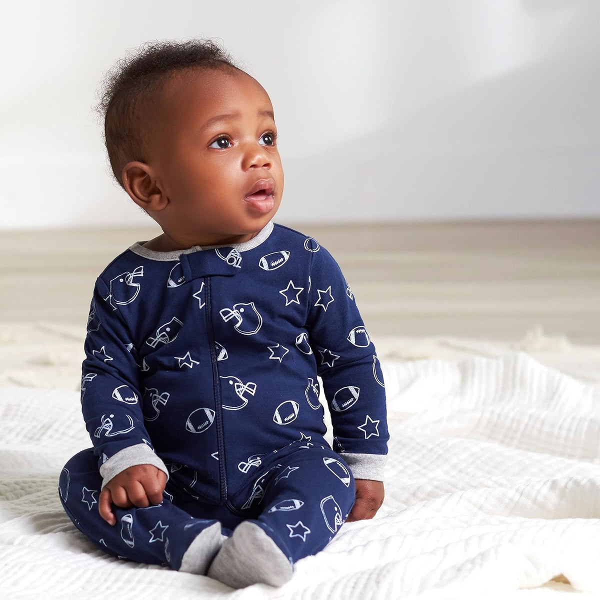 Gerber Baby Boys' 4 Pack Sleep 'N Play Footie