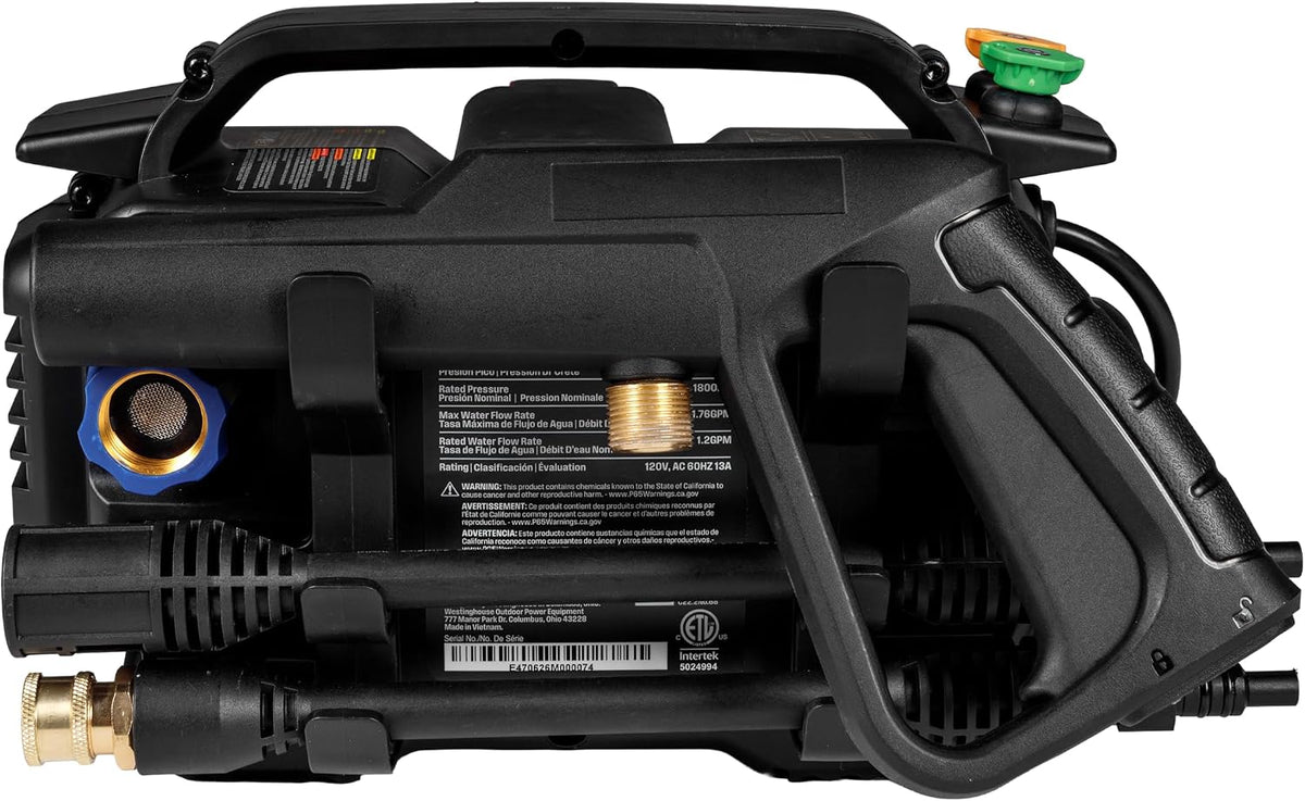 Westinghouse ePX3100s Electric Pressure Washer, 2100 Max PSI 1.76 Max GPM with Foam Cannon and Turbo Nozzle, for Cars/Fences/Driveways/Home/Patios Father Jim Norris notebooks