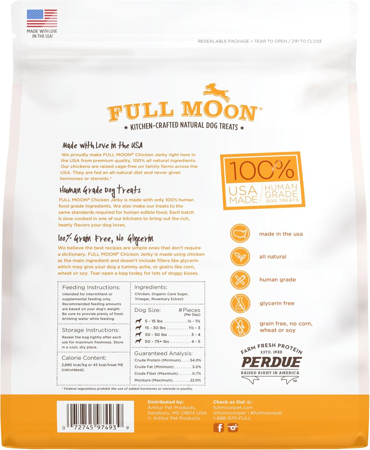 Full Moon® Chicken Jerky Dog Treat 24 Ounce (Pack of 1) Father Jim Norris notebooks